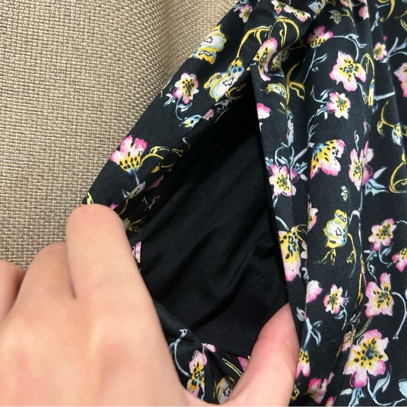 Who What Wear Black Floral Maxi Skirt - Picture 2 of 4